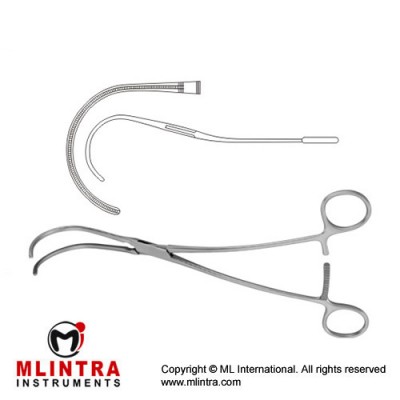 DeBakey Atrauma Multipurpose Vascular Clamp Stainless Steel, 17 cm - 6 3/4" DeBakey Atrauma Multipurpose Vascular Clamp Stainless Steel, 17 cm - 6 3/4"